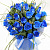 Букет из синих роз "Сезон любви"