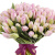 Букет из 101 светло розового тюльпана Букет из 101 светло розового тюльпана