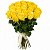 Букет из 25 желтых роз